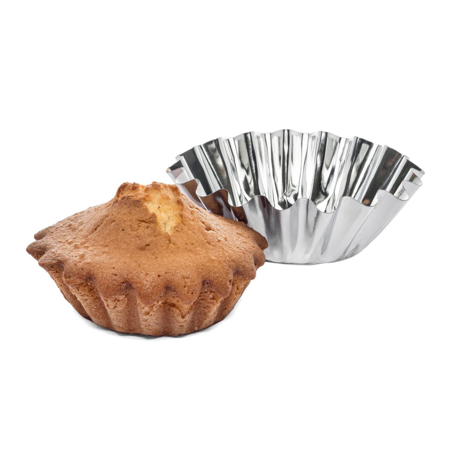 Формочки для выпечки кексов и тарталеток Ø 11,5x6x4 см 10 шт. (84024) - фото 11 Формочки для выпечки кексов и тарталеток Ø 11,5x6x4 см 10 шт. (84024) - фото 11