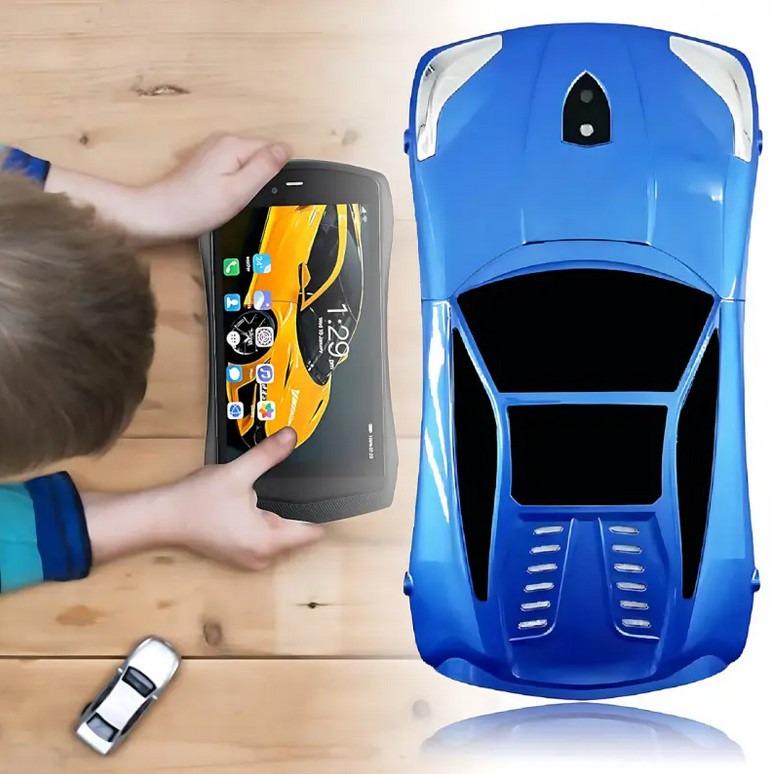 Планшет Kidiby у формі авто, під цим карту на Android 7 " Синій (DKA20-987) - фото 2