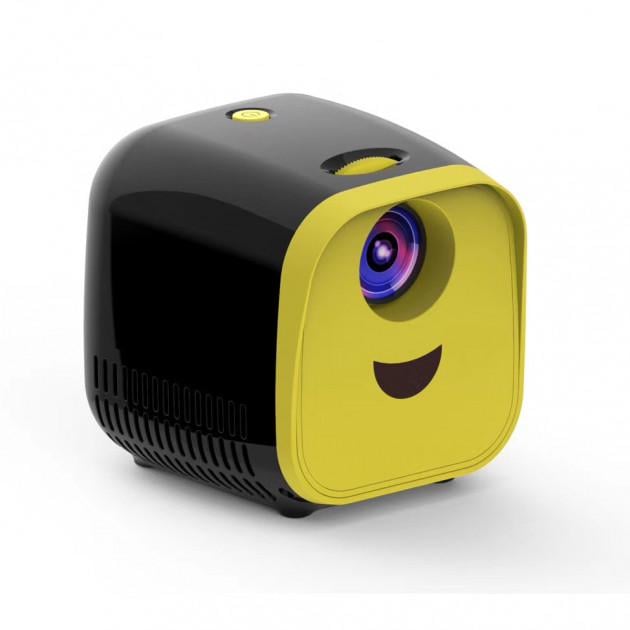 Дитячий міні проектор SUNROZ L1 Kids Story Projector для домашнього використання Жовто-Чорний (SUN5213)