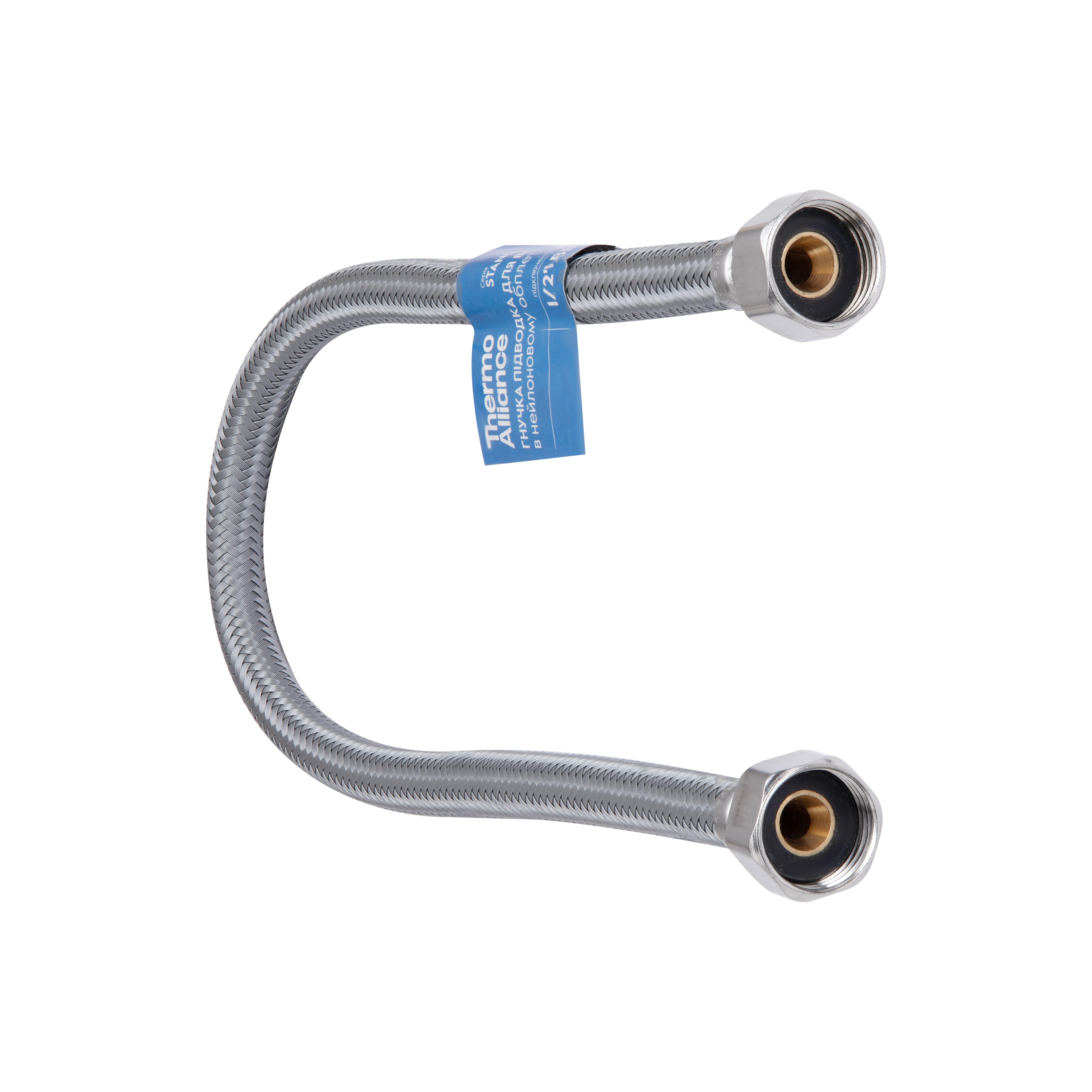 Шланг Thermo Alliance Standart для воды 40 см NYLON 1/2"x1/2" ВВ (TAS387W40)