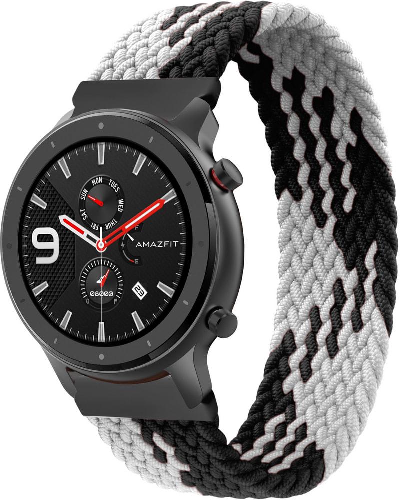 Ремінець Solo Loop Multi для Amazfit GTR 47mm (135 мм) Black White (33744-1E)