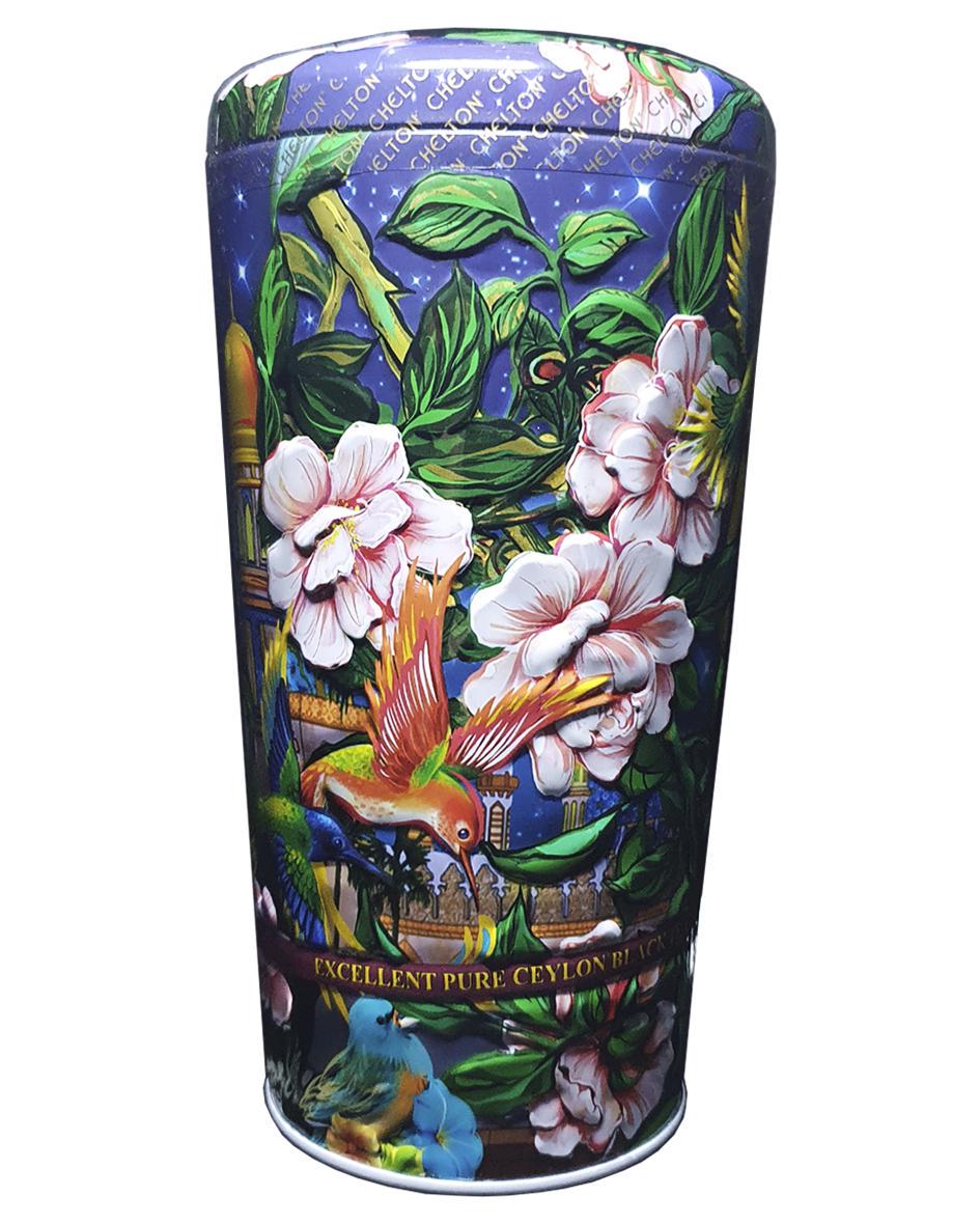 Чай черный Chelton Ваза Шахерезада с зеленым FBOP PEKOE 100 г в металлической банке (55299)