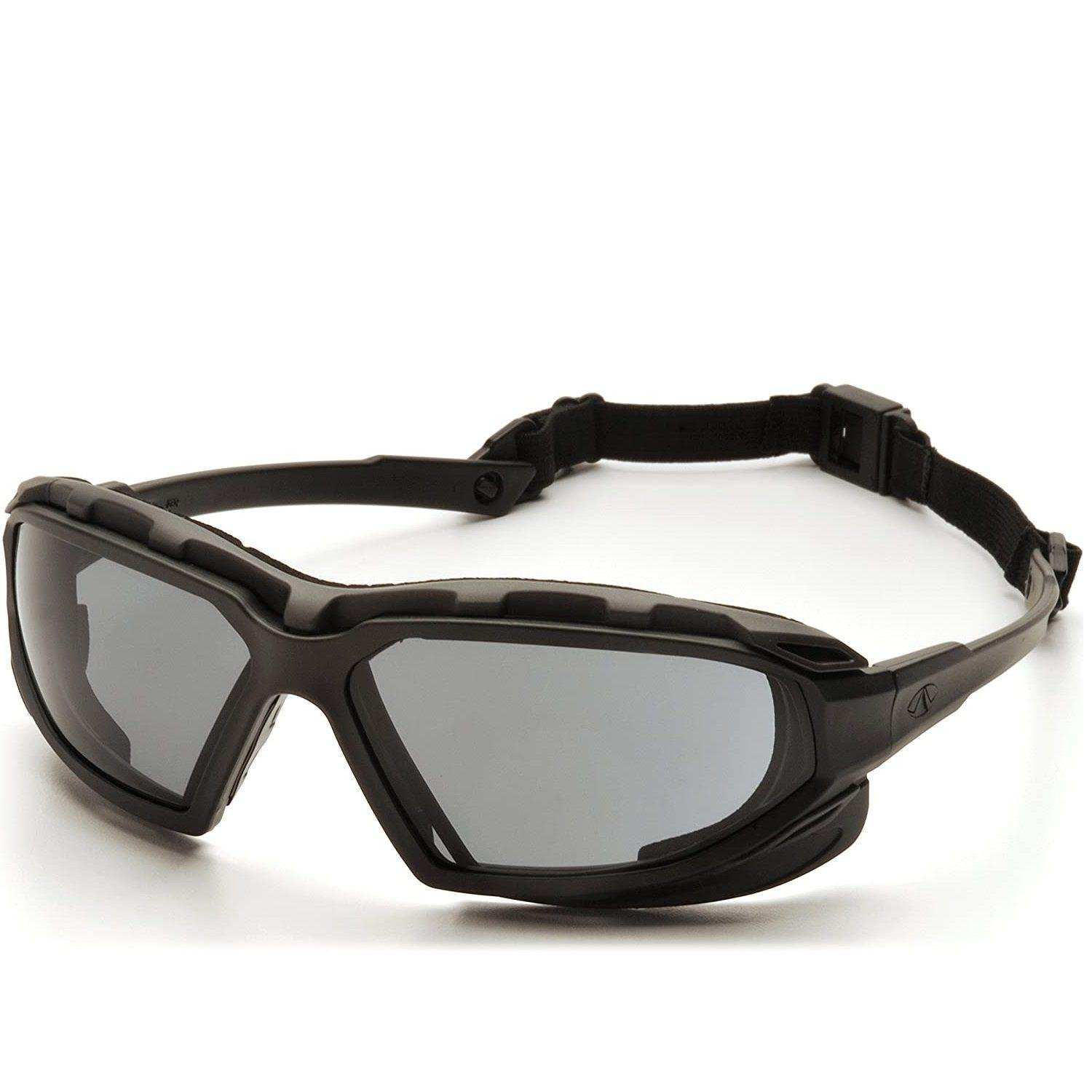 Окуляри стрілецькі із ущільнювачем Pyramex Highlander Plus Safety Goggles Gray (546520) - фото 1