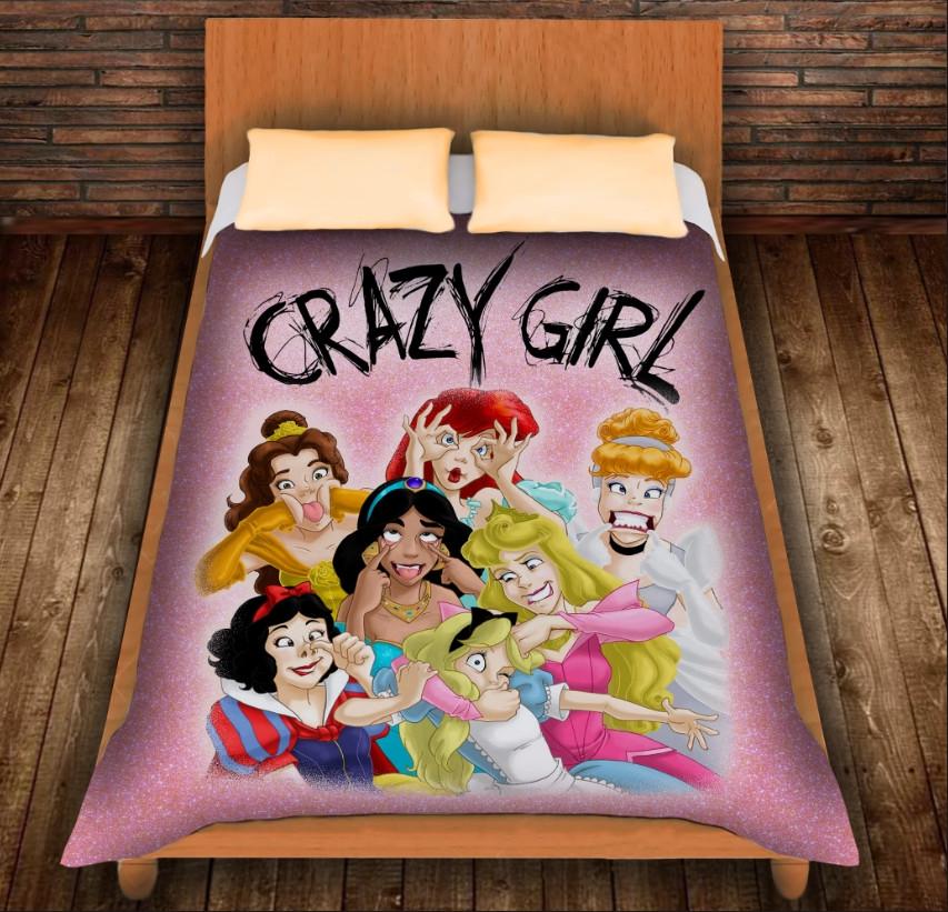 Плед с 3D принтом Crazy princess 150х200 см (epi_0053)