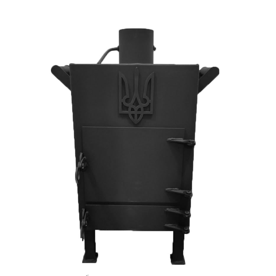 Печь SAB с гербом сталь 3 мм блиндажная для отопления (0062) - фото 3 Печь SAB с гербом сталь 3 мм блиндажная для отопления (0062) - фото 3