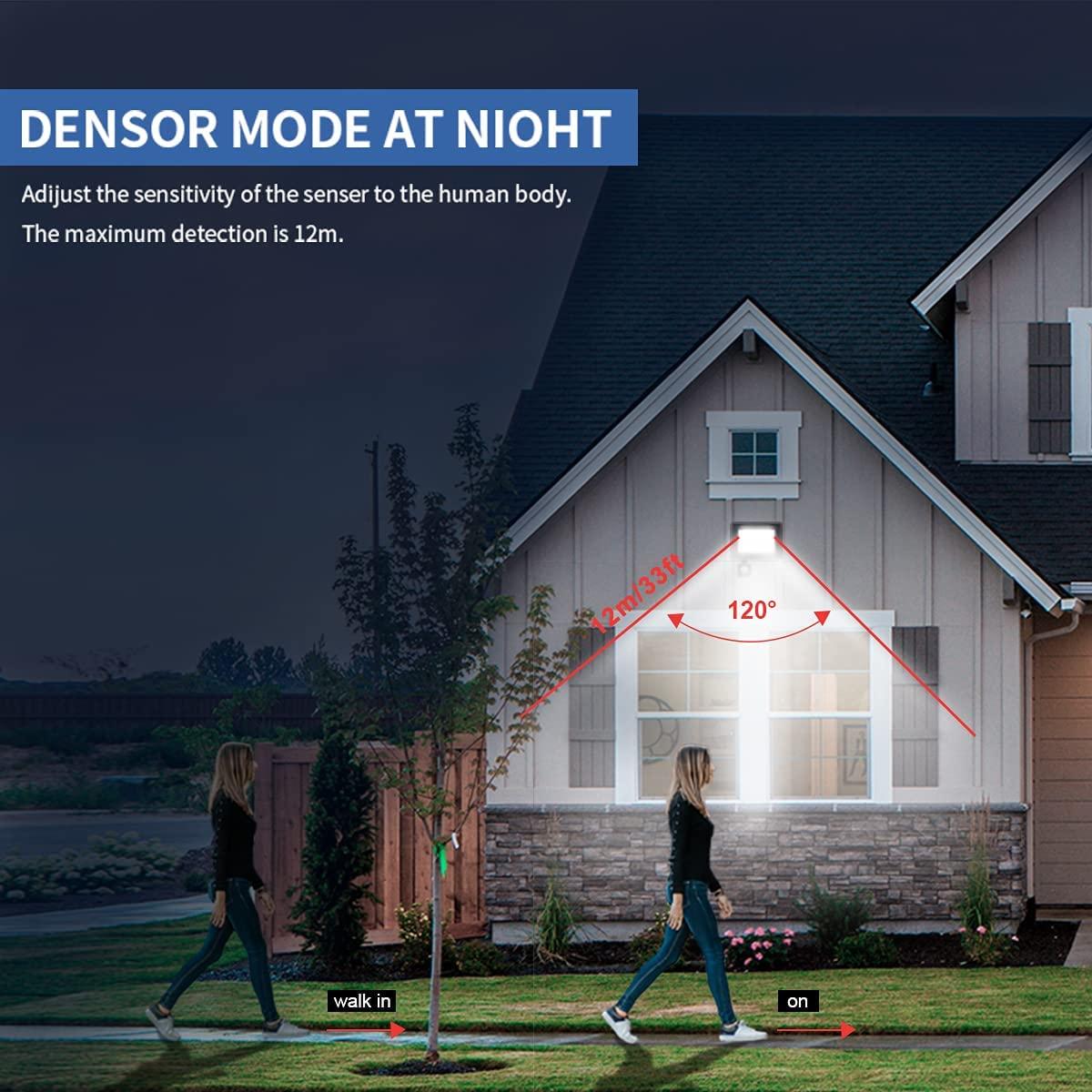 Прожектор светодиодный Blivrig с датчиком движения 30 W IP66 - фото 7