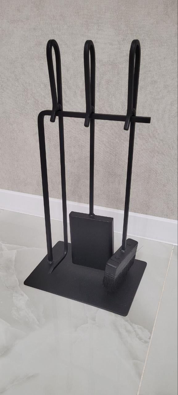 Набір камінний лофт 52x20x27 см Чорний (30837472) - фото 2 Набір камінний лофт 52x20x27 см Чорний (30837472) - фото 2