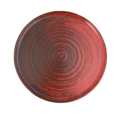 Тарелка фарфоровая Porland 240 мм Lykke Red (18AC24/LR)