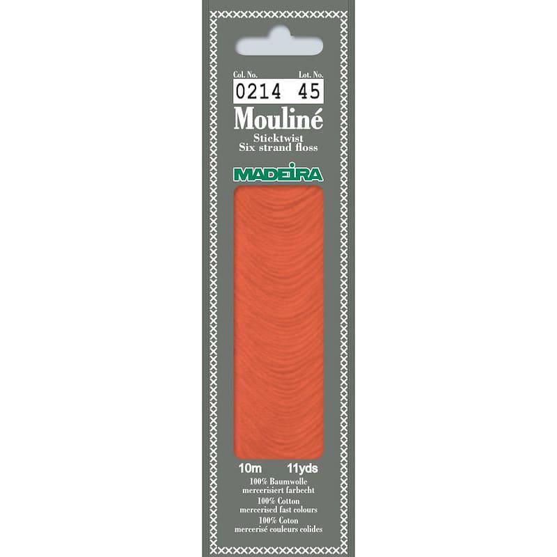 Нитки мулине Madeira 0214 Mouline Коралловый