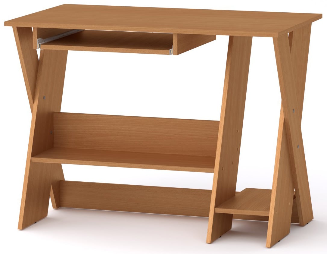 Стіл комп'ютерний Компаніт СКМ-4 Бук 100х59х75 см (60a3976b63a3860e786e2ed2) - фото 1 Стіл комп'ютерний Компаніт СКМ-4 Бук 100х59х75 см (60a3976b63a3860e786e2ed2) - фото 1