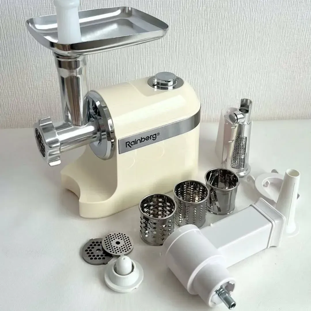 Мясорубка Rainberg RB-2270 3в1 3800 Вт с овощерезкой и соковыжималкой (PH00763)