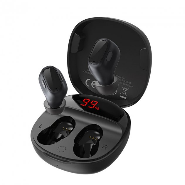 Навушники бездротові Baseus Encok WM01 Plus White (1580535424)