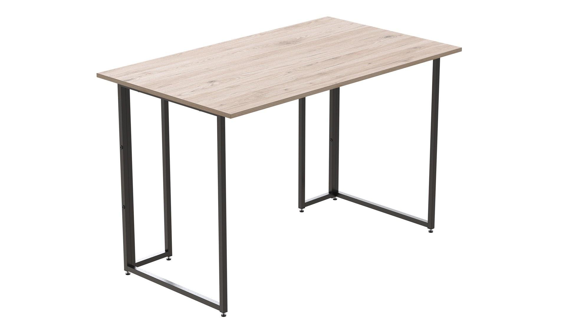 Компьютерный стол Ferrum-decor Ханна ДСП 16 мм 75x140x70 см Черный/Дуб Сан-Марино (FRD-103524) - фото 6