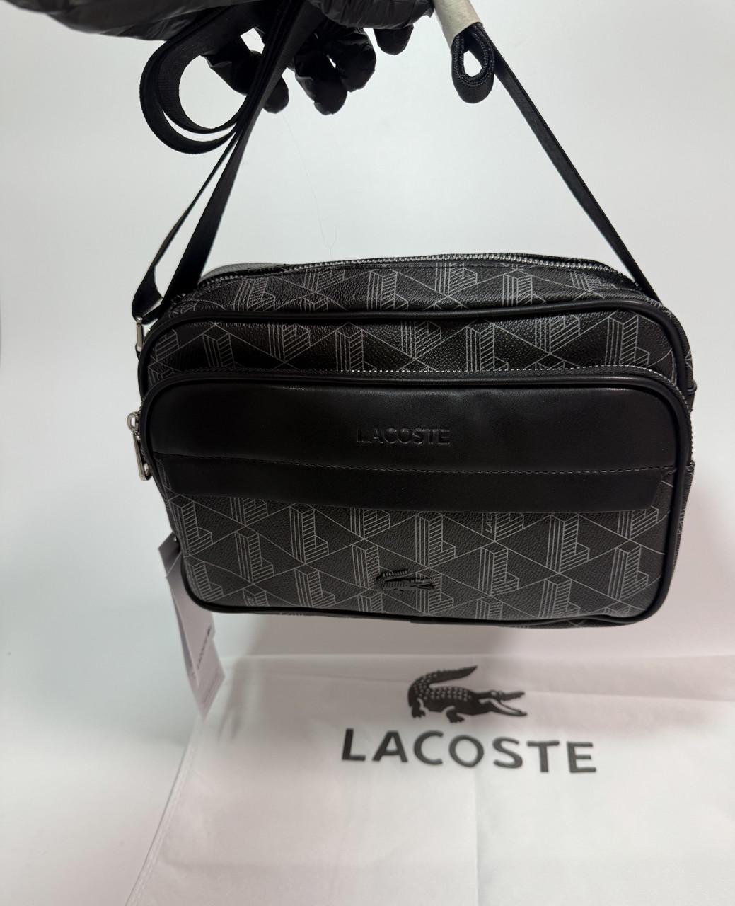Мужская сумка через плечо Lacoste Черный (2792177068) - фото 6 Мужская сумка через плечо Lacoste Черный (2792177068) - фото 6