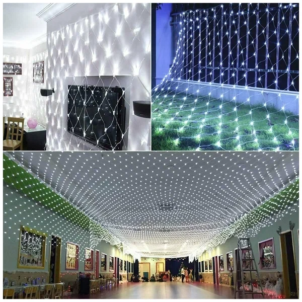 Гірлянда-сітка UKC на вікно 1,5x1,5 м 120 LED Холодний Білий (2035403291) - фото 3 Гірлянда-сітка UKC на вікно 1,5x1,5 м 120 LED Холодний Білий (2035403291) - фото 3