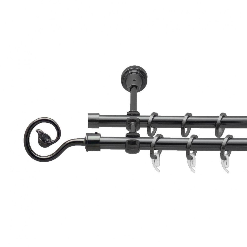 Карниз Orvit Цибуля дворядний гладкий 160 см Онікс (4714282)