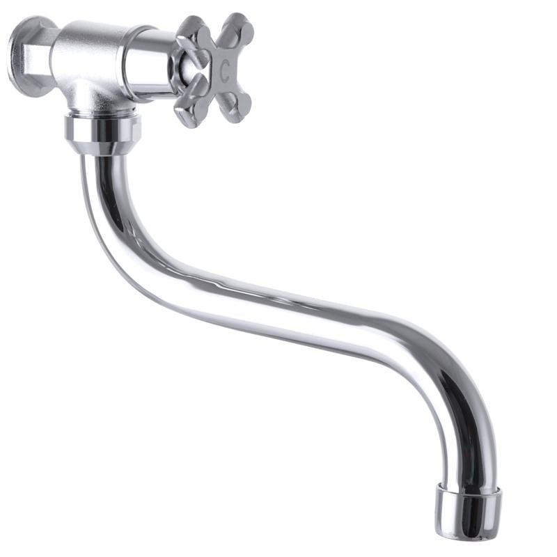 Кран для умывальника Zerix JIK13 102-A ZX3056 на одну воду Хром (64950)