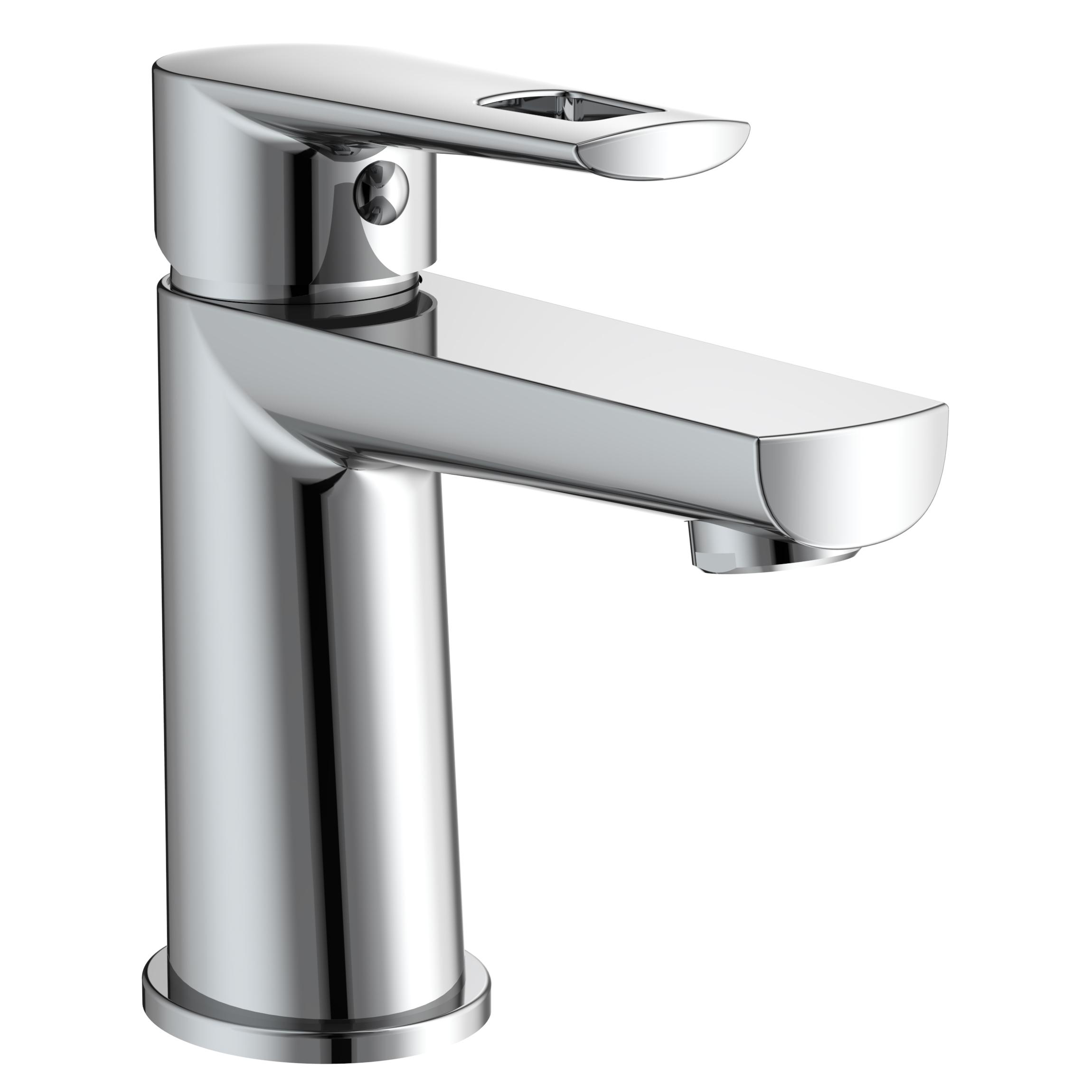 Смеситель для умывальника VOLLE SOLAR 1530.010101 однорычажный Хром (131412)