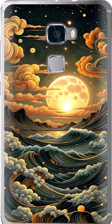 Чехол на Huawei Mate S Арт волны (6332u-490-42517)