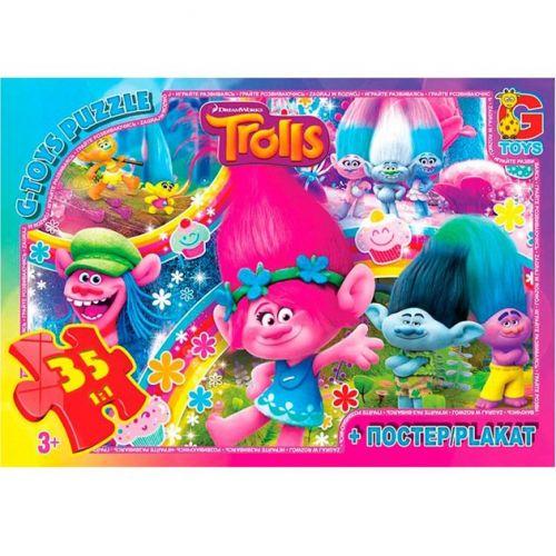 Пазлы из серии Тролли 35 элементов (2987494327)