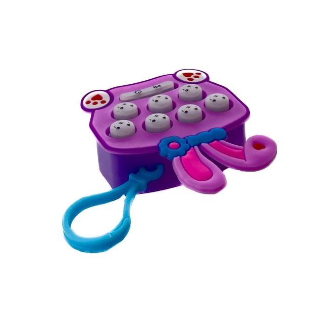 Игрушка-брелок Pop It №15 Кролик интерактивная Фиолетовый (PIT-15-15) - фото 2