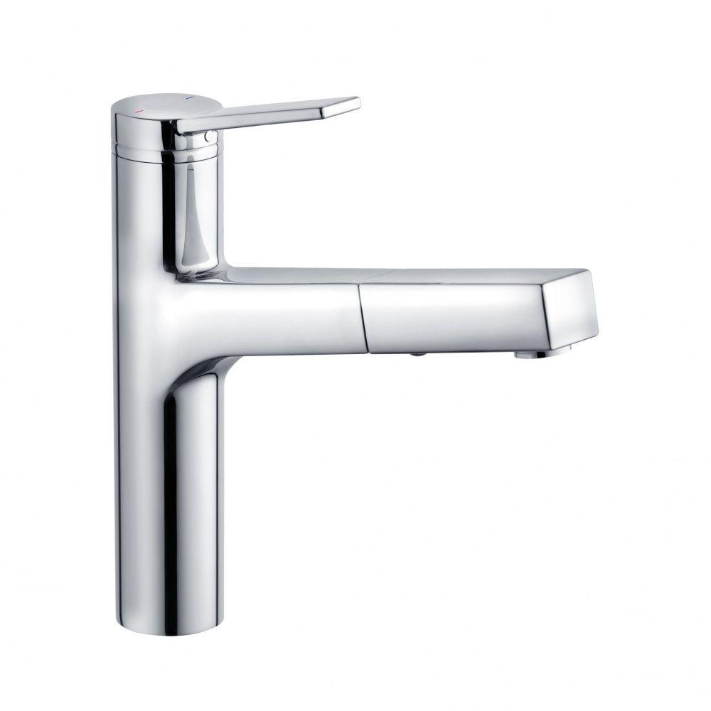 Змішувач для кухні Kludi Zenta 389810575 із висувною лійкою Хром (142785)