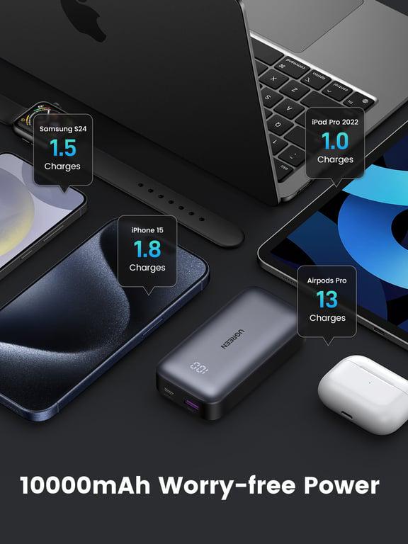 Повербанк Ugreen PB502 10000 mAh Grey (25185) - фото 9