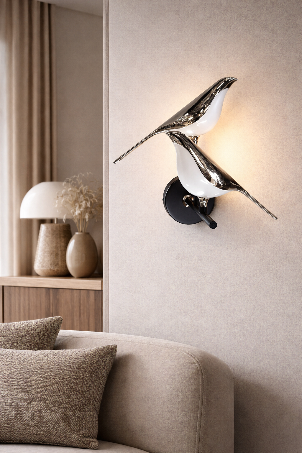 Бра Birds LED Duo нейтральный свет 7W (20453/2W CH)