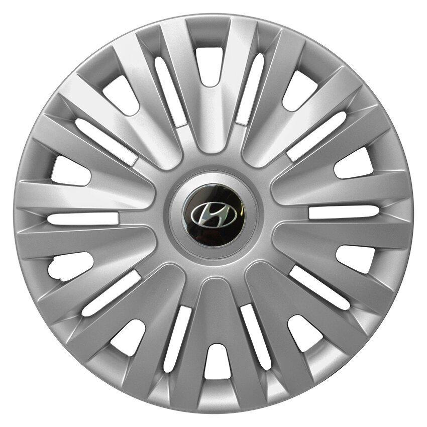 Комплект колпаков JAWOPLAST Alpha R15 для Hyundai 4 шт. Silver (28434586)