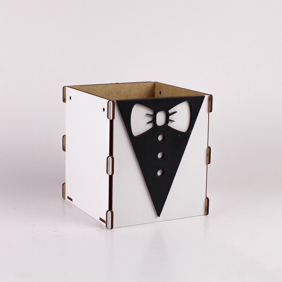 Корзина Смокінг 1 Білий (2410)