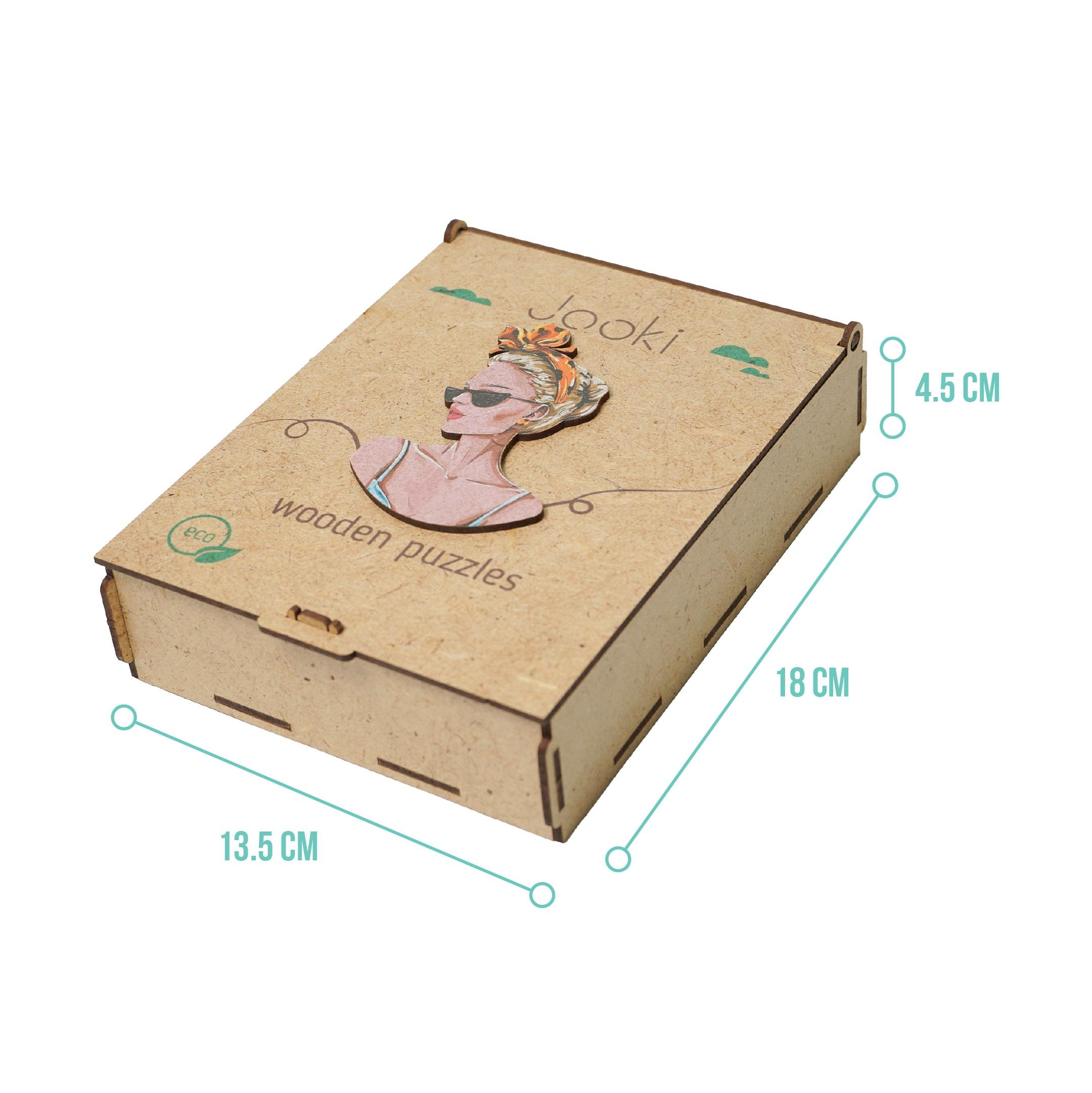 Пазлы Jooki Stylish girl эко деревянные (1134) - фото 4