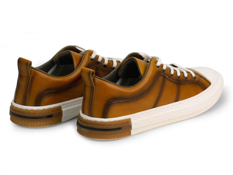 Кеди чоловічі Dan Marest 7221177 натуральна шкіра р. 41 Світло-коричневий (21171) - фото 3