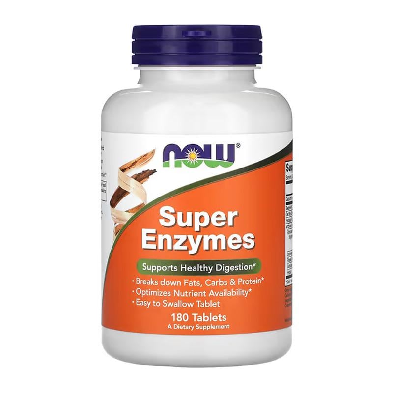 Энзимы NOW Super Enzymes 180 капс. (10462-01)