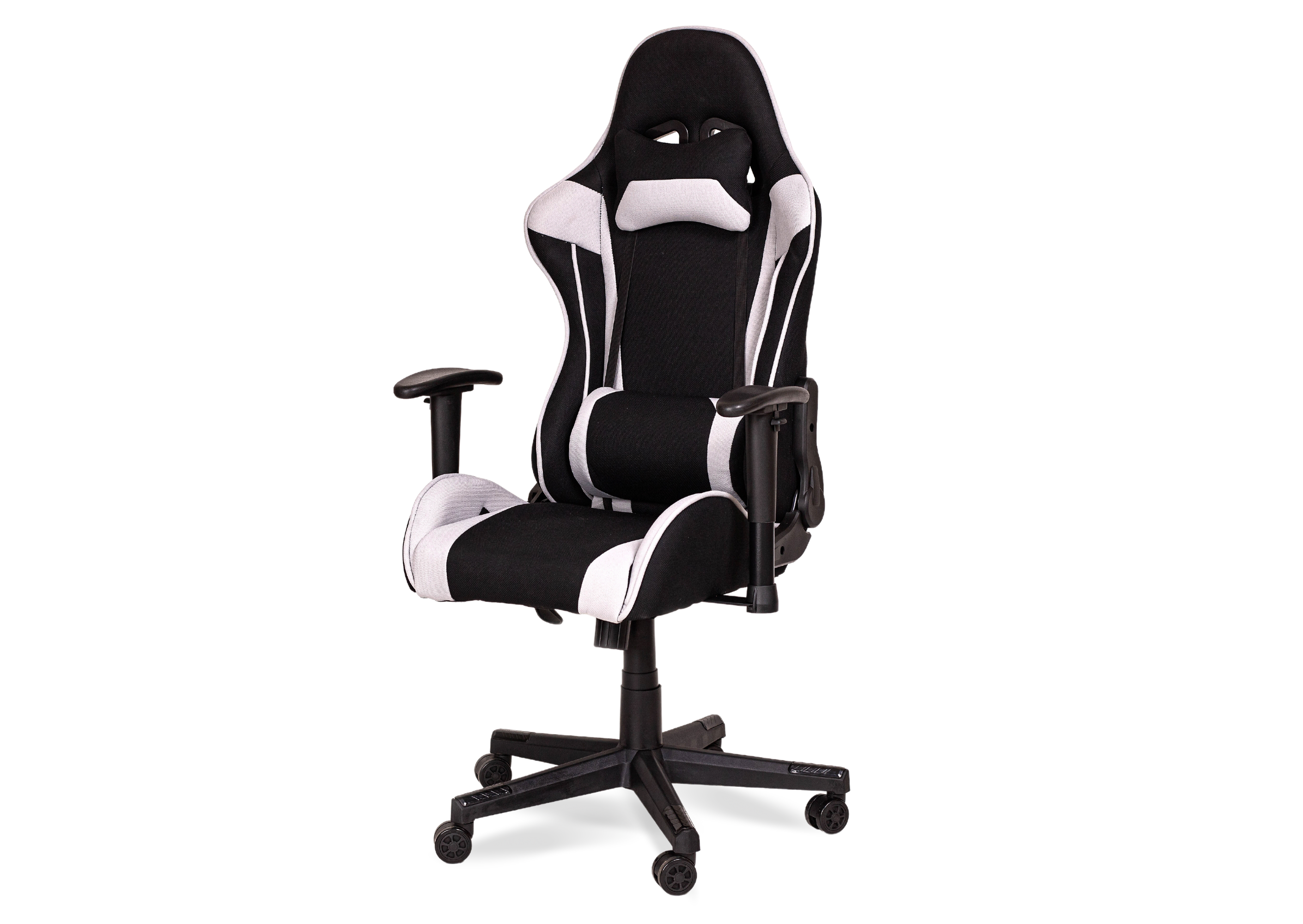 Кресло геймерское поворотное Intarsio Kratos Черный/Серый (11671479)