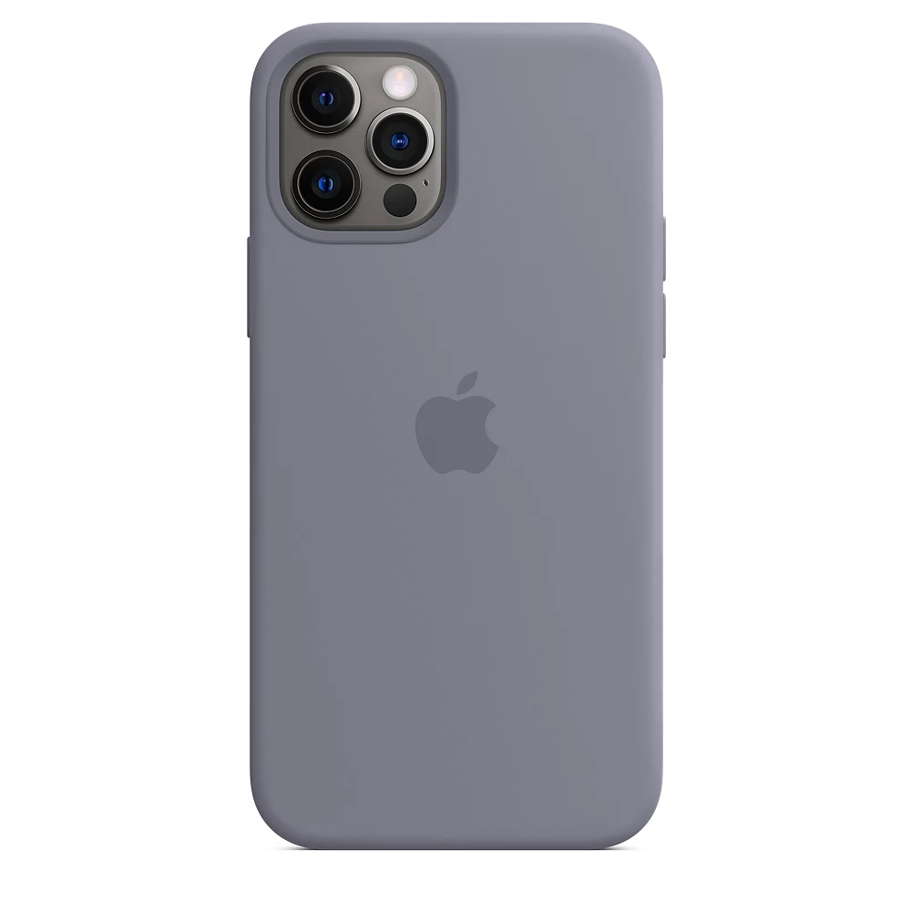 Силиконовый Чехол Накладка Silicone Case для iPhone 12 Pro Max Lavender Gray Силиконовый Чехол Накладка Silicone Case для iPhone 12 Pro Max Lavender Gray