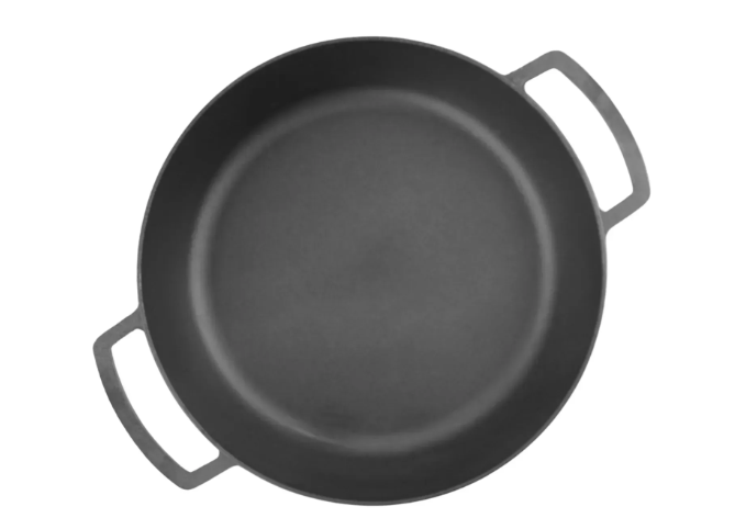 Сковорода-жаровня чугунная Brizoll monolith с чугунной крышкой-сковородой гриль 360х80 мм (M3680U-3) - фото 4 Сковорода-жаровня чугунная Brizoll monolith с чугунной крышкой-сковородой гриль 360х80 мм (M3680U-3) - фото 4