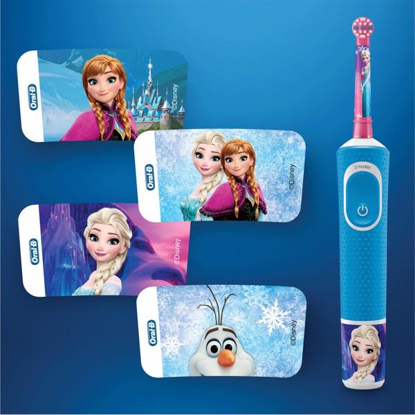 Электрическая зубная щетка Oral-B D100 Kids Frozen (303892) - фото 2