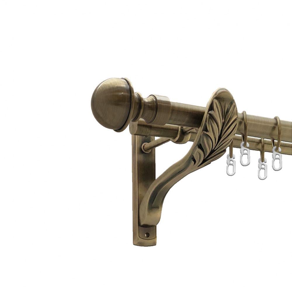 Карниз Orvit Бостон металевий дворядний ретро гладка труба кільце металеве 25/19 мм 200 см Антик (00-00010291) Карниз Orvit Бостон металевий дворядний ретро гладка труба кільце металеве 25/19 мм 200 см Антик (00-00010291)