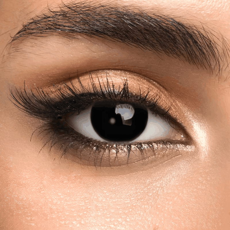 Контактные линзы черные Elite Lens ФуллБлэк +0,00 14,5 мм 2 шт. Черный (25906626)