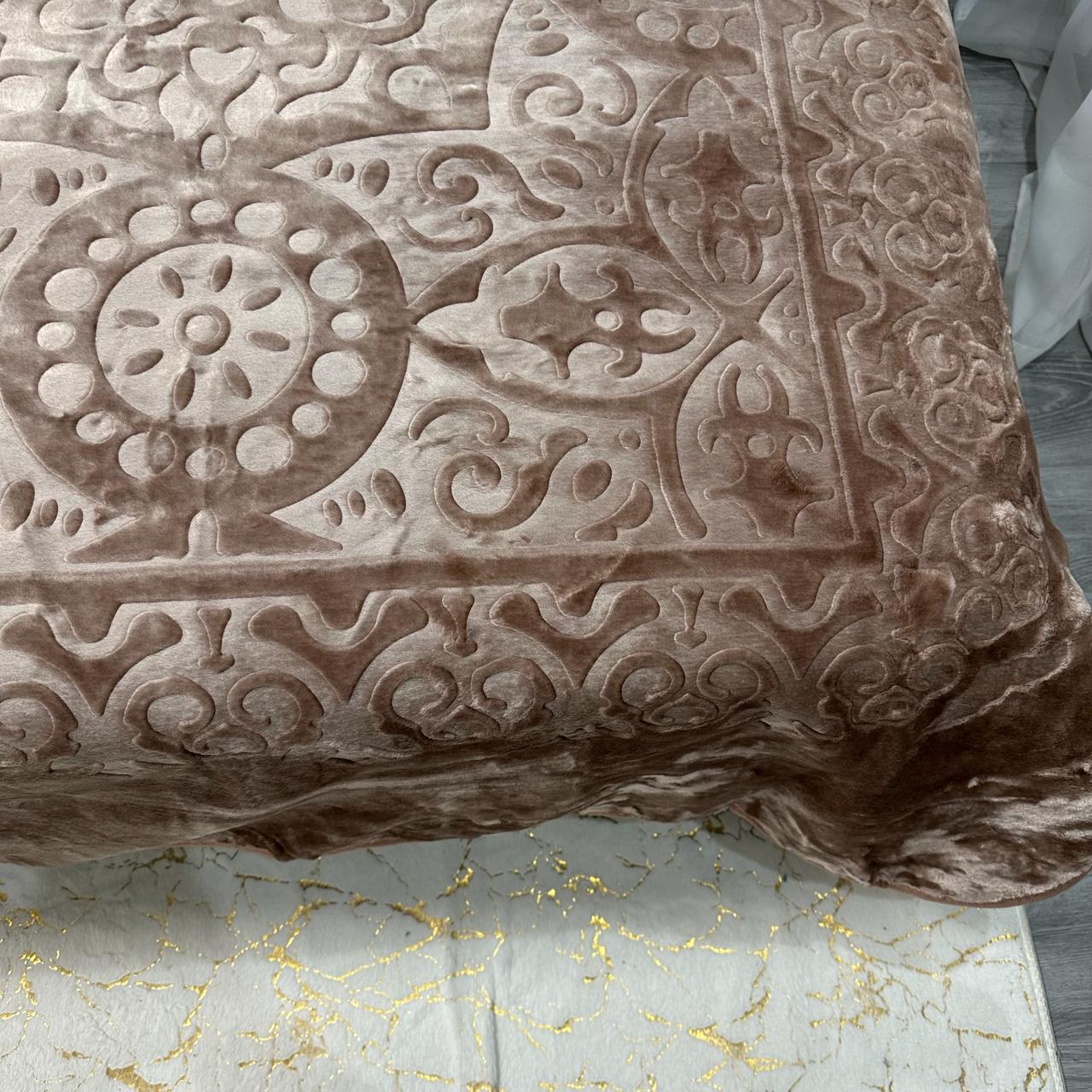 Покривало на ліжко акрилове 200x230 см Кавовий (P-акрил-13) - фото 3 Покривало на ліжко акрилове 200x230 см Кавовий (P-акрил-13) - фото 3