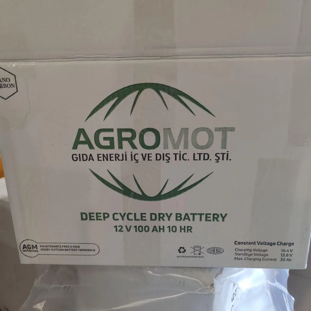 Акумулятор гелевий Agromot 12V 100 Ah - фото 6