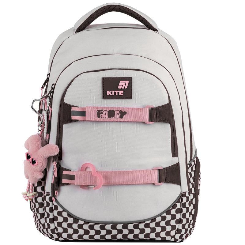 Рюкзак KITE Education teens Fancy 42x29x20 см 17 л Серый (K26-727M-2)
