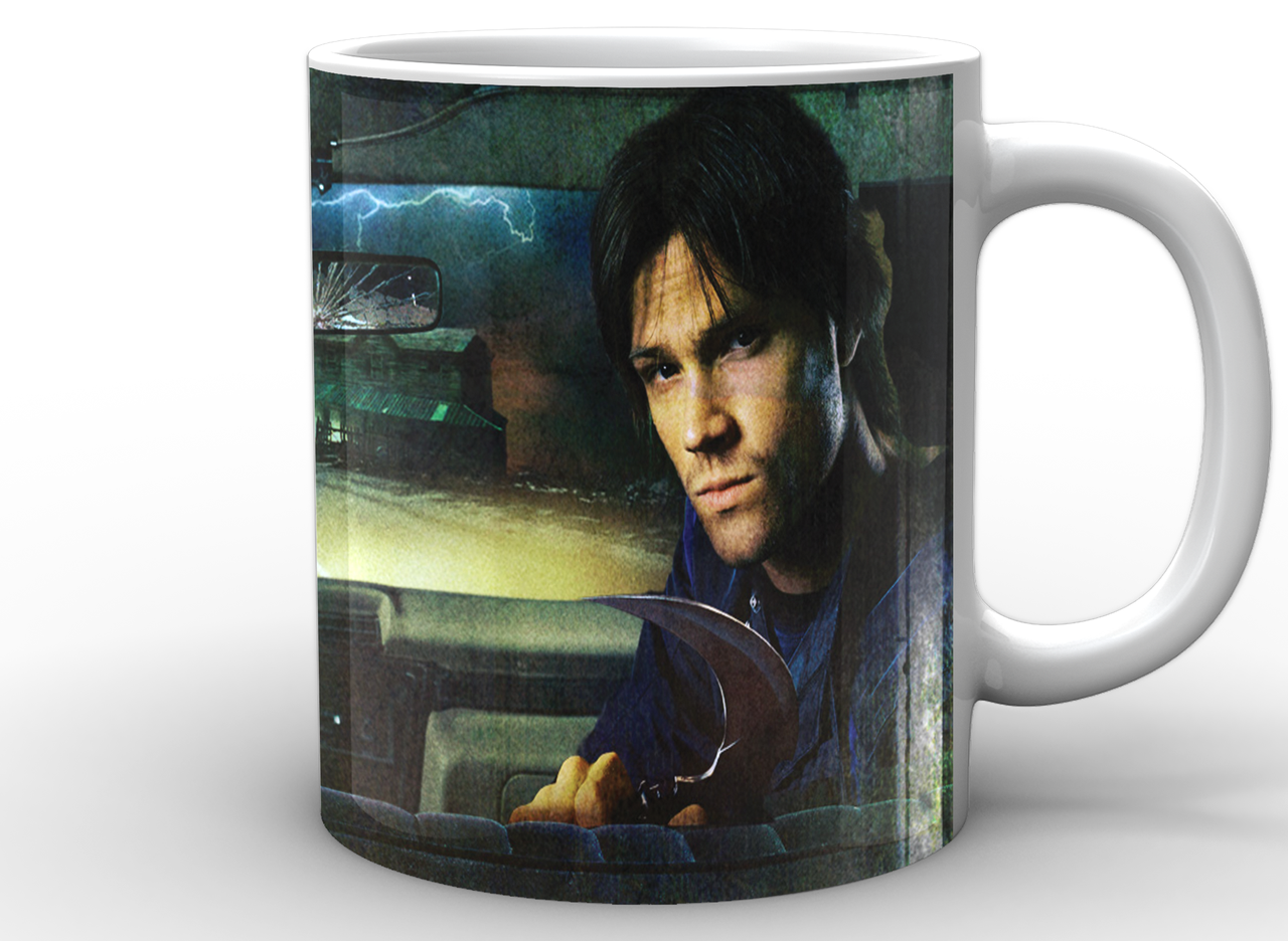 Чашка GeekLand Supernatural Винчестеры в машине 330 мл Белый (SN.02.030)