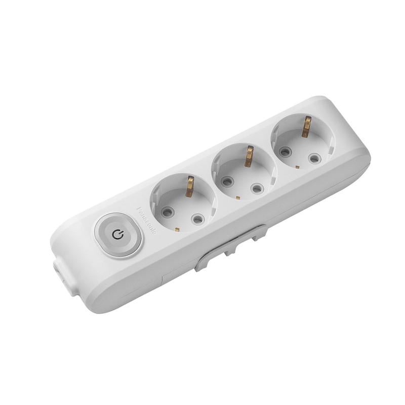 Колодка для удлинителей 3 гнезда с заземлением и выключателем с защитными шторками Panasonic X-tendia Серый (WLTA04302GR-UA1) Колодка для удлинителей 3 гнезда с заземлением и выключателем с защитными шторками Panasonic X-tendia Серый (WLTA04302GR-UA1)