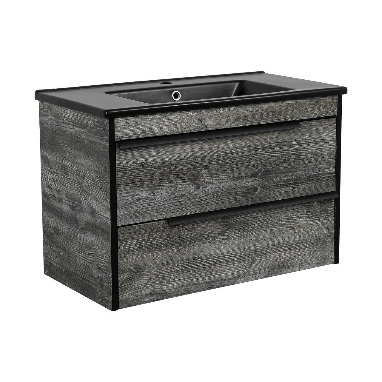 Тумба Loft-Neo консольная Дуб морас с умывальником Arte 85 см Black (2355929168) Тумба Loft-Neo консольная Дуб морас с умывальником Arte 85 см Black (2355929168)