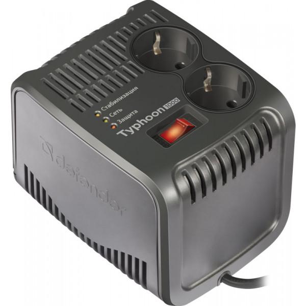Стабилизатор напряжения Defender 99033 AVR Typhoon 1000 320Вт 2 розетки