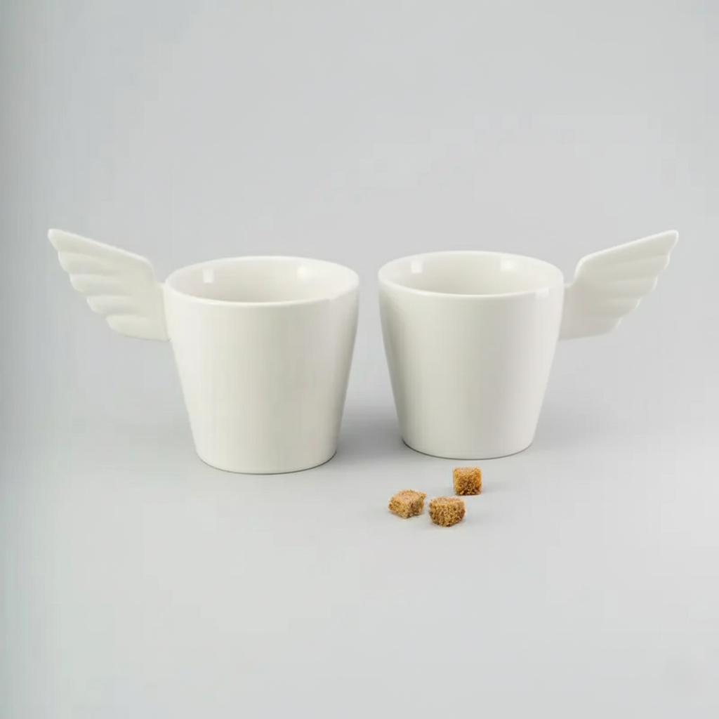 Набір керамічних чашок Black&White 0,2 л 2 шт.