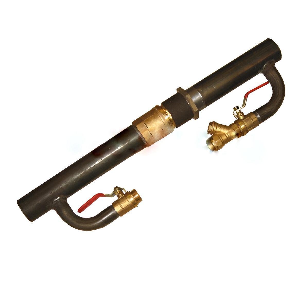 Байпас длинный STA 40 1 1/2" с клапаном латунным 280 мм (SQ-1000115)