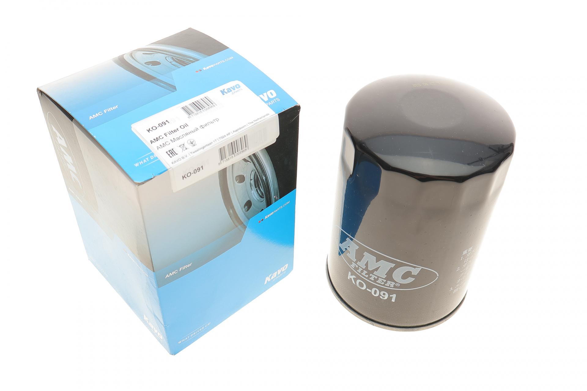 Фильтр масляный KAVO PARTS для Kia K2700/Pregio 2,7D 99- (KO-091)
