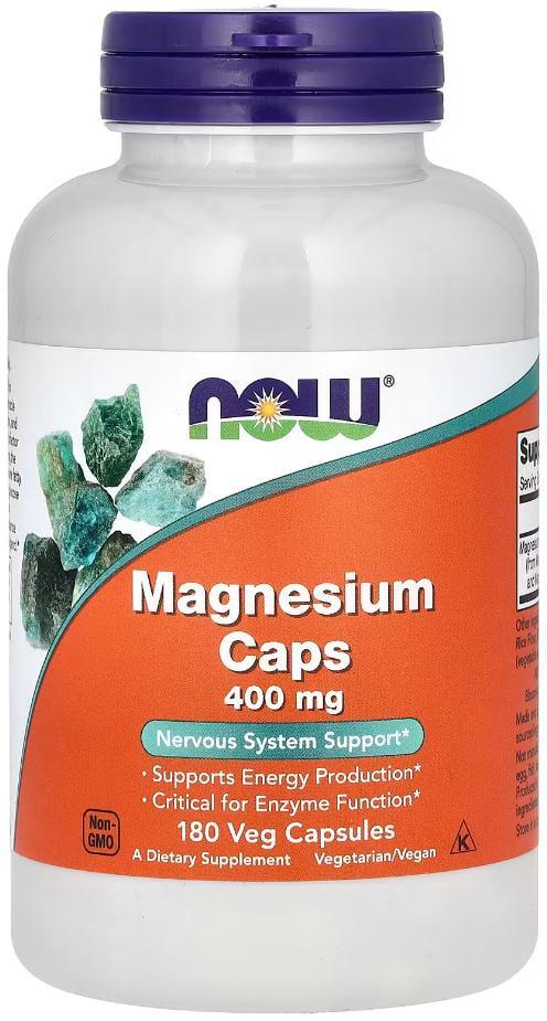 Магний комплексный Now Foods Magnesium Caps 400 мг 180 капсул